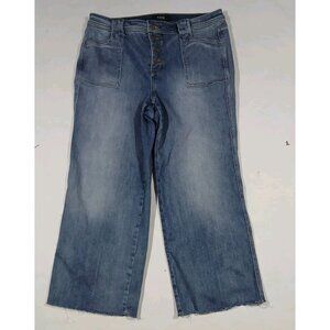 NYDJ Wide Leg Crop Jeans